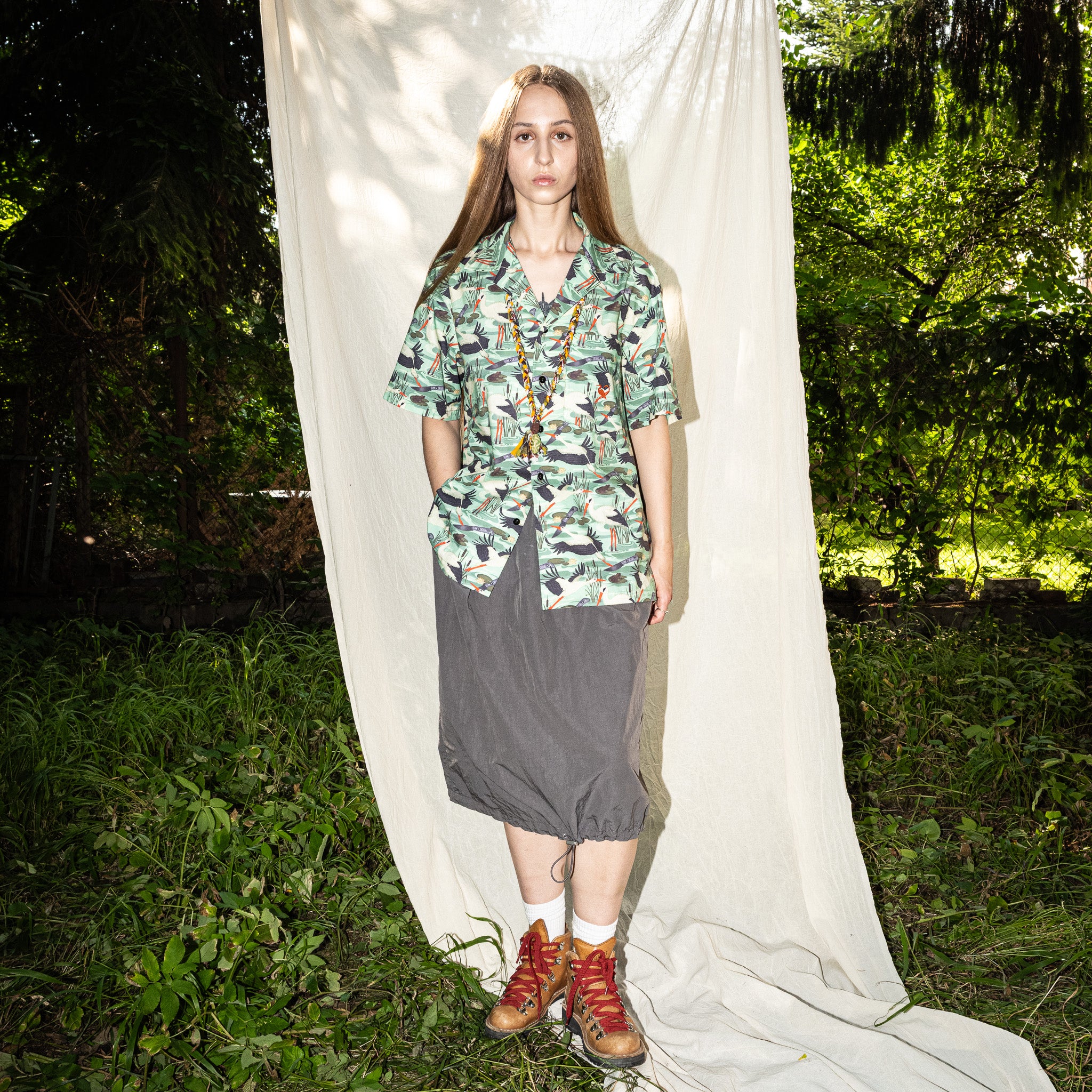 Relaxed S/S Shirt x Krava Cut. (Лелека)