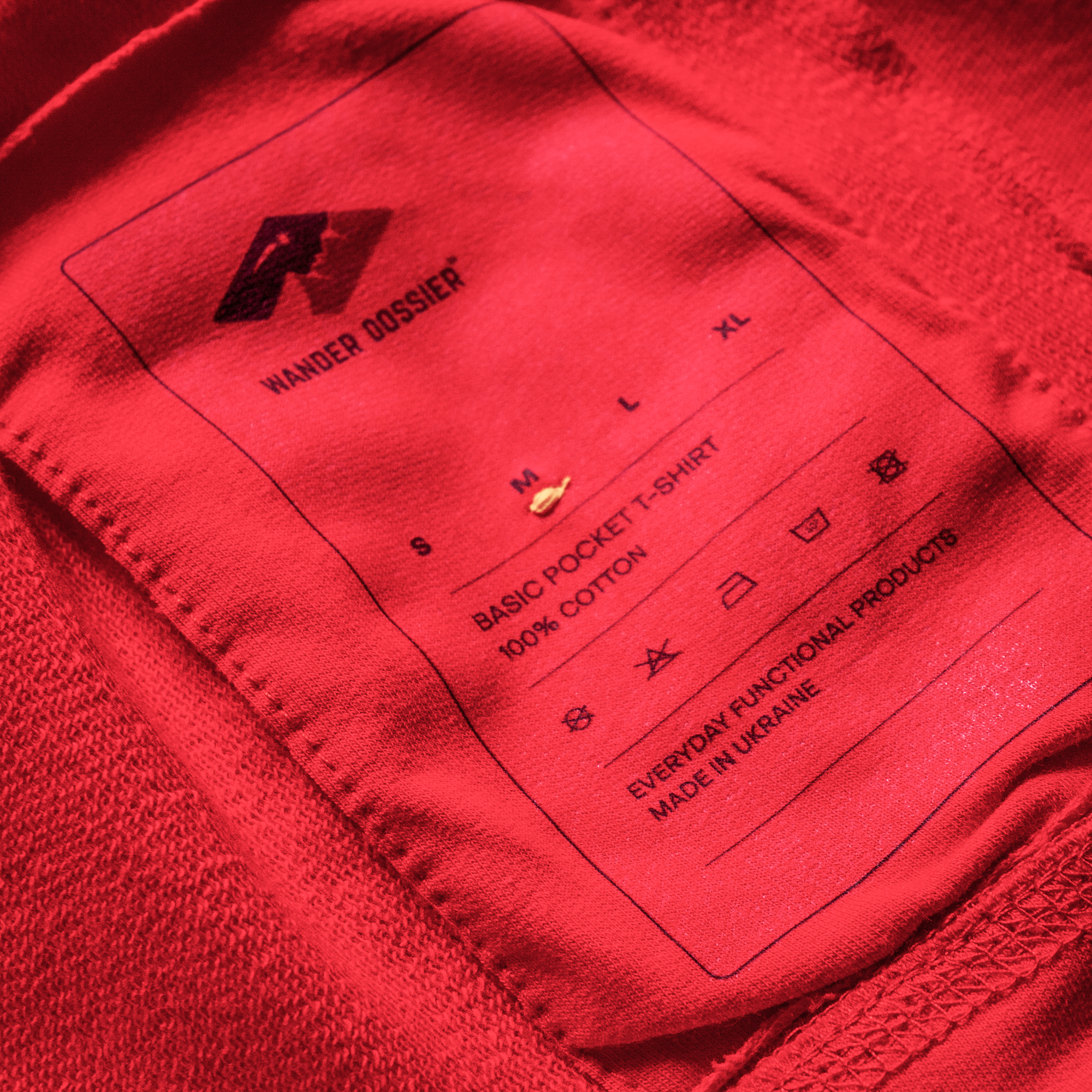Basic Pocket T-Shirt (in Red)